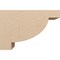 Ekena Millwork 9"W x 27"D x 18"H Classic Alpine Rough Cedar Woodgrain TimberThane Corbel, Primed Tan CORUR09X27X18ALPRCPR - alternate 3